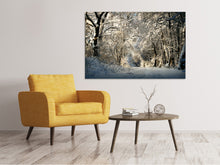 Laden Sie das Bild in den Galerie-Viewer, Leinwandbild Ein Winter Traum