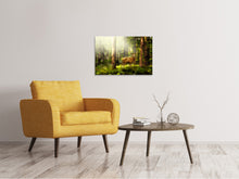 Laden Sie das Bild in den Galerie-Viewer, Leinwandbild Achtung Hirsch