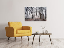 Laden Sie das Bild in den Galerie-Viewer, Leinwandbild Winterlicher Wald