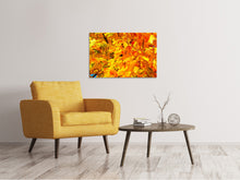 Laden Sie das Bild in den Galerie-Viewer, Leinwandbild Herbst Blätter