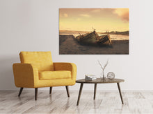 Laden Sie das Bild in den Galerie-Viewer, Leinwandbild Die Fischer und das Meer