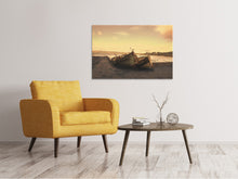 Laden Sie das Bild in den Galerie-Viewer, Leinwandbild Die Fischer und das Meer