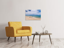 Laden Sie das Bild in den Galerie-Viewer, Leinwandbild Strand Parkplatz