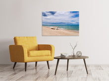 Laden Sie das Bild in den Galerie-Viewer, Leinwandbild Strand Parkplatz