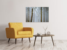 Laden Sie das Bild in den Galerie-Viewer, Leinwandbild Wald im Winter