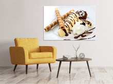 Laden Sie das Bild in den Galerie-Viewer, Leinwandbild Süsses Dessert