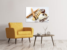 Laden Sie das Bild in den Galerie-Viewer, Leinwandbild Süsses Dessert