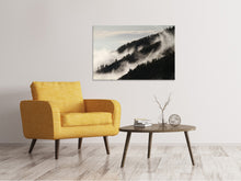 Laden Sie das Bild in den Galerie-Viewer, Leinwandbild Nebel in den Wälder