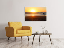 Laden Sie das Bild in den Galerie-Viewer, Leinwandbild Der einsame Surfer
