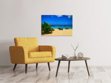 Laden Sie das Bild in den Galerie-Viewer, Leinwandbild Strand Liebe