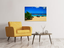Laden Sie das Bild in den Galerie-Viewer, Leinwandbild Strand Liebe