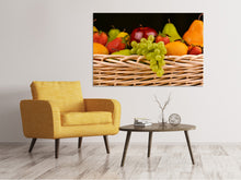 Laden Sie das Bild in den Galerie-Viewer, Leinwandbild XL Obstkorb