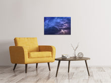 Laden Sie das Bild in den Galerie-Viewer, Leinwandbild Blitze im Himmel