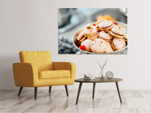Laden Sie das Bild in den Galerie-Viewer, Leinwandbild Eine Schale Macarons