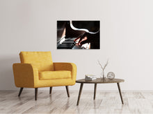 Laden Sie das Bild in den Galerie-Viewer, Leinwandbild Klavierspieler