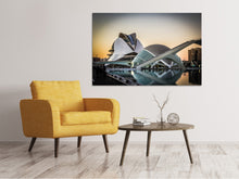 Laden Sie das Bild in den Galerie-Viewer, Leinwandbild Futuristische Architektur