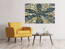Laden Sie das Bild in den Galerie-Viewer, Leinwandbild Stein Mosaik