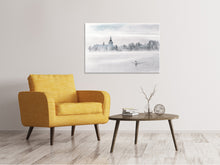 Laden Sie das Bild in den Galerie-Viewer, Leinwandbild Gmunden Schloss Ort