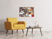 Laden Sie das Bild in den Galerie-Viewer, Leinwandbild Kreativer Coffee shop