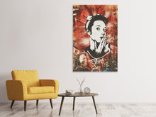Laden Sie das Bild in den Galerie-Viewer, Leinwandbild Graffiti Portrait