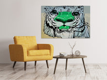 Laden Sie das Bild in den Galerie-Viewer, Leinwandbild Graffiti Tiger