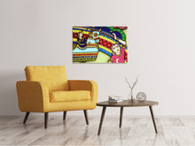 Laden Sie das Bild in den Galerie-Viewer, Leinwandbild Indische Kunst