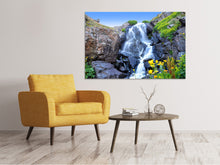 Laden Sie das Bild in den Galerie-Viewer, Leinwandbild Bewegender Wasserfall