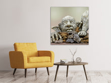 Laden Sie das Bild in den Galerie-Viewer, Leinwandbild Stein Kunst XL