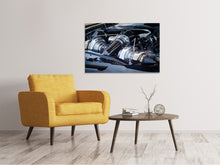 Laden Sie das Bild in den Galerie-Viewer, Leinwandbild Glänzender Motor
