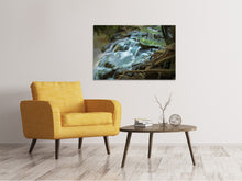 Laden Sie das Bild in den Galerie-Viewer, Leinwandbild Eyecatcher Wasserfall
