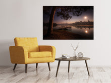 Laden Sie das Bild in den Galerie-Viewer, Leinwandbild Ein See am Wald