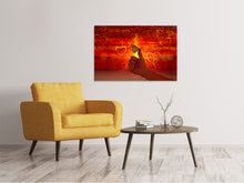 Laden Sie das Bild in den Galerie-Viewer, Leinwandbild Der Schmetterling und die Liebe
