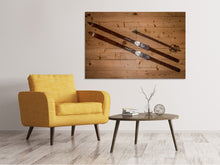 Laden Sie das Bild in den Galerie-Viewer, Leinwandbild Retro Ski