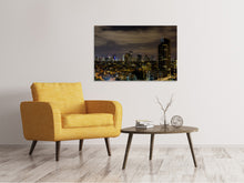 Laden Sie das Bild in den Galerie-Viewer, Leinwandbild Tel Aviv am Abend
