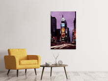 Laden Sie das Bild in den Galerie-Viewer, Leinwandbild Nachts am Times Square