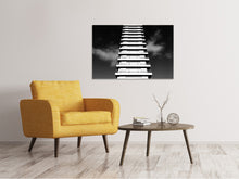 Laden Sie das Bild in den Galerie-Viewer, Leinwandbild Hochhaus sw