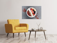 Laden Sie das Bild in den Galerie-Viewer, Leinwandbild Frühstück mit Obst