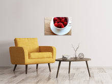 Laden Sie das Bild in den Galerie-Viewer, Leinwandbild Eine Tasse Himbeeren