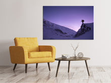 Laden Sie das Bild in den Galerie-Viewer, Leinwandbild Der Schneewanderer