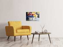 Laden Sie das Bild in den Galerie-Viewer, Leinwandbild Schalen mit Obst