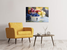 Laden Sie das Bild in den Galerie-Viewer, Leinwandbild Schalen mit Obst