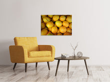 Laden Sie das Bild in den Galerie-Viewer, Leinwandbild Viele Orangen