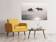 Laden Sie das Bild in den Galerie-Viewer, Leinwandbild Die Delfine
