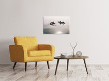 Laden Sie das Bild in den Galerie-Viewer, Leinwandbild Die Delfine