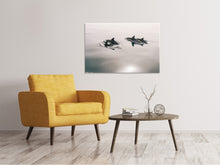 Laden Sie das Bild in den Galerie-Viewer, Leinwandbild Die Delfine