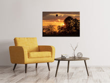 Laden Sie das Bild in den Galerie-Viewer, Leinwandbild Der Sonne entgegen mit dem Heissluft Ballon