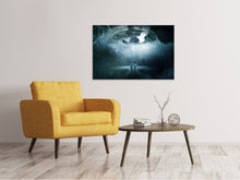 Laden Sie das Bild in den Galerie-Viewer, Leinwandbild Vorsicht Ufo