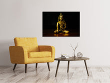 Laden Sie das Bild in den Galerie-Viewer, Leinwandbild Tempel Buddha