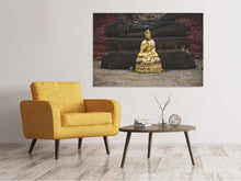 Laden Sie das Bild in den Galerie-Viewer, Leinwandbild Antiker Buddha
