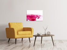 Laden Sie das Bild in den Galerie-Viewer, Leinwandbild Rosenblätter in pink